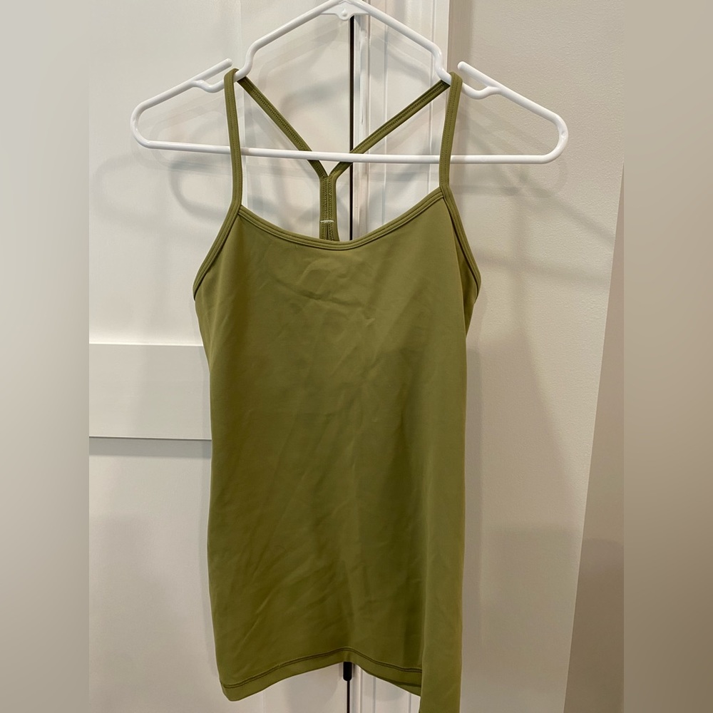 Medium Green Y-Back Lululemon Tank Top